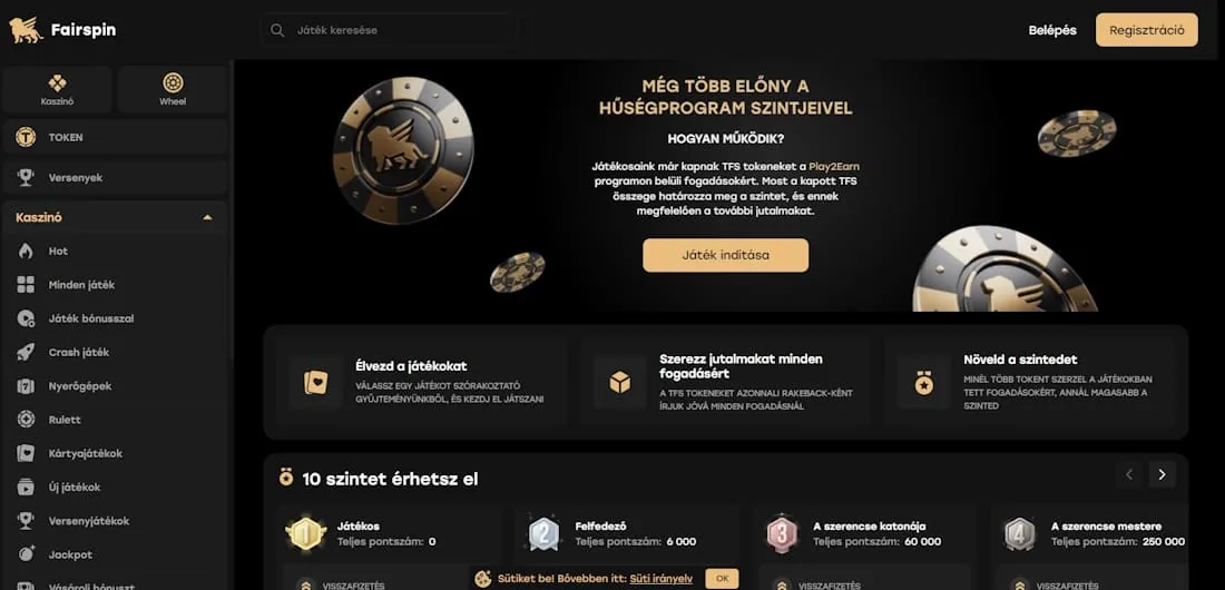 VIP rendszer bónuszok